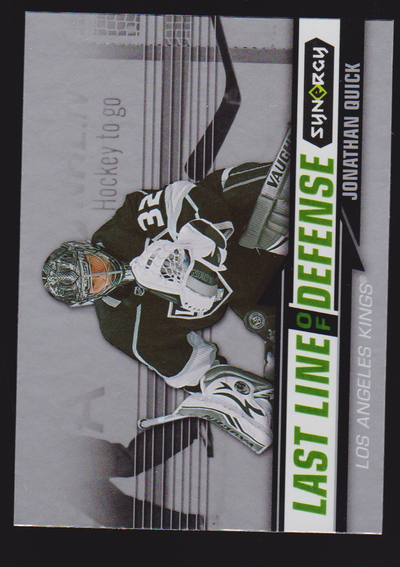 (image for) 2018-19 Synergy Last Line Of Defense #LD8 Jonathan Quick